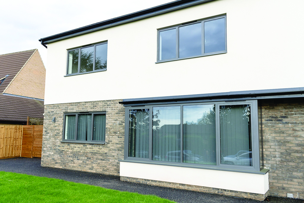 grey aluminium windows ely