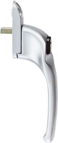 traditional brushed chrome-cranked handle from Choices Online