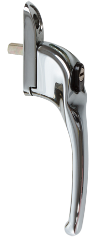 traditional bright chrome cranked handle from ABS Home Improvements